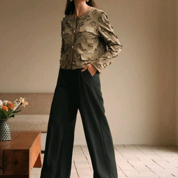 Dresses & Skirts - Tweed Long Sleeve Dress Women Fashion Shiny Square Collar Shoulder Pads Dress